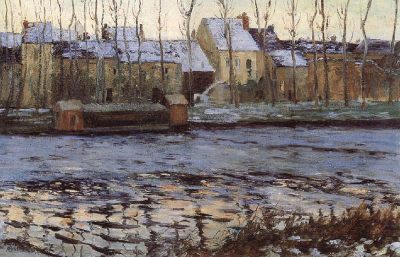 Maurice cullen Winter at Moret